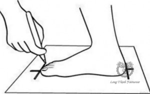 Cách đo chân khi lựa chọn mua sản phẩm tại Long Thịnh Footwear